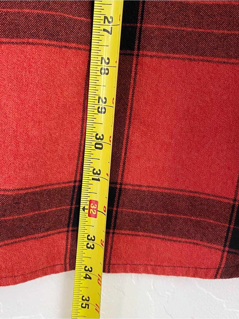 XL Carhartt Long sleeve Flannel Jacket TW4451-M Loose Fit 100% Cotton Red Plaid - Picture 8 of 10